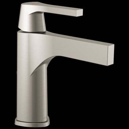 Delta 1 or 3-hole 4" installation Hole Single Hole Lavatory Faucet, Stainless 574-SSMPU-DST
